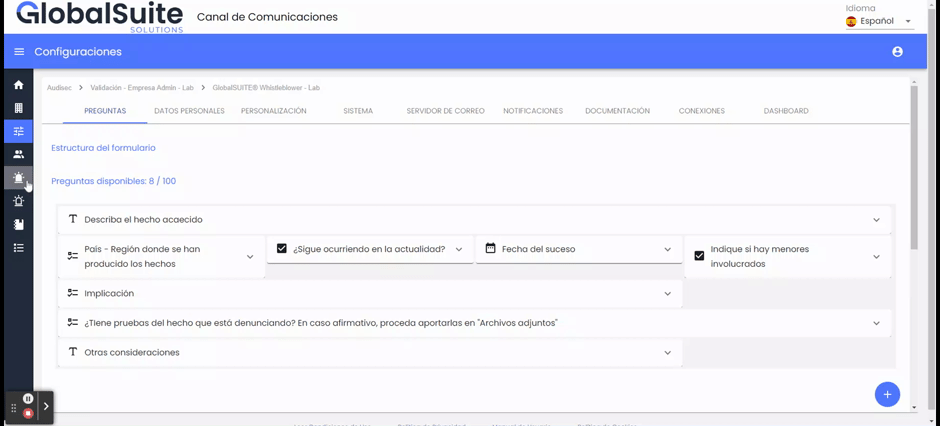 Canal de Comunicaciones - Vista Principal.gif